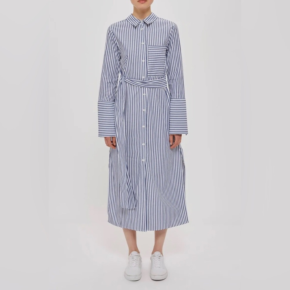 Topshop Stripe Shirt Dress